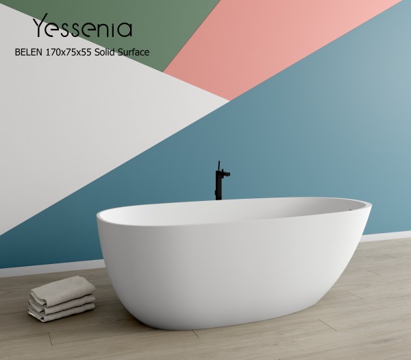 Baignoire îlot 170 BELEN Solid Surface